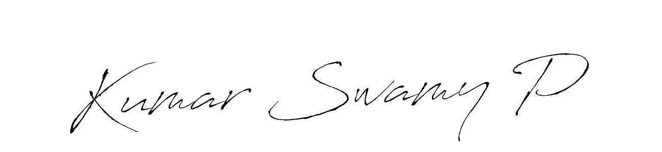 Design your own signature with our free online signature maker. With this signature software, you can create a handwritten (Antro_Vectra) signature for name Kumar Swamy P. Kumar Swamy P signature style 6 images and pictures png